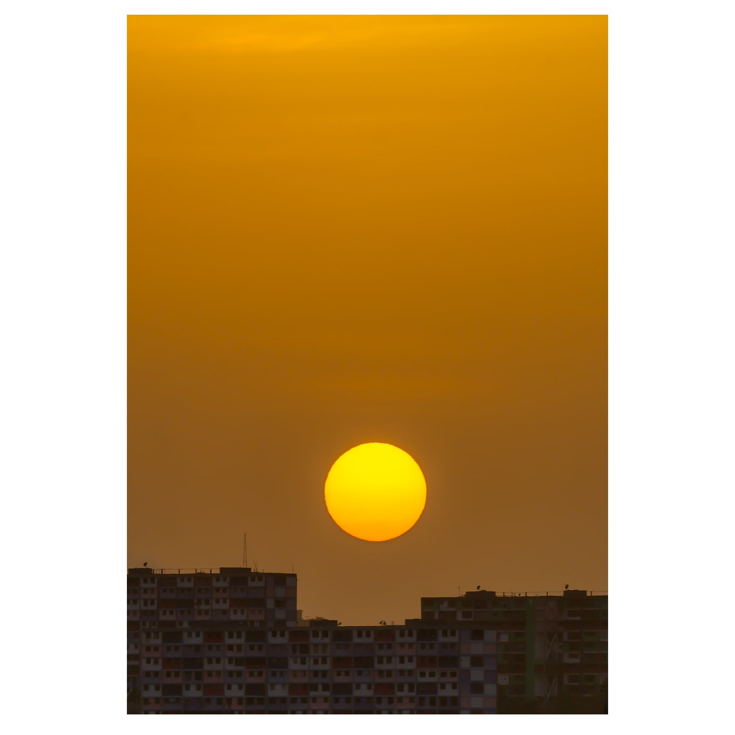 23 de Enero, Atardecer de fuego